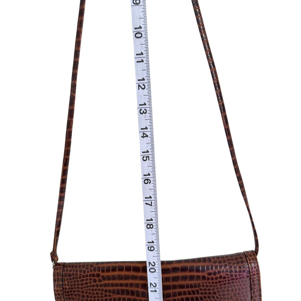 Vintage Jay Herbert New York Brown Leather Handbag/Crossbody Bag Size S - Picture 7 of 10